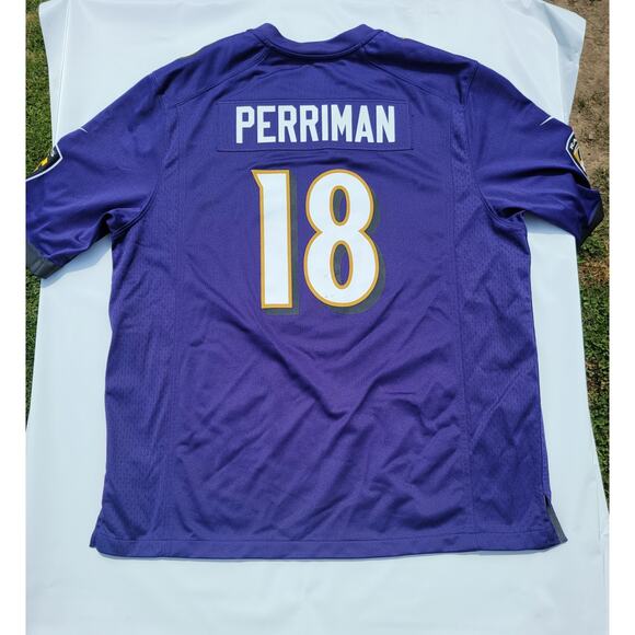Baltimore Ravens NFL Players Nike On Field Breshad Perriman Jersey XL #18 - Picture 2 of 8